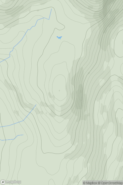 Thumbnail image for Bennan Hill [Carrick and Galloway] [NX452758] showing contour plot for surrounding peak